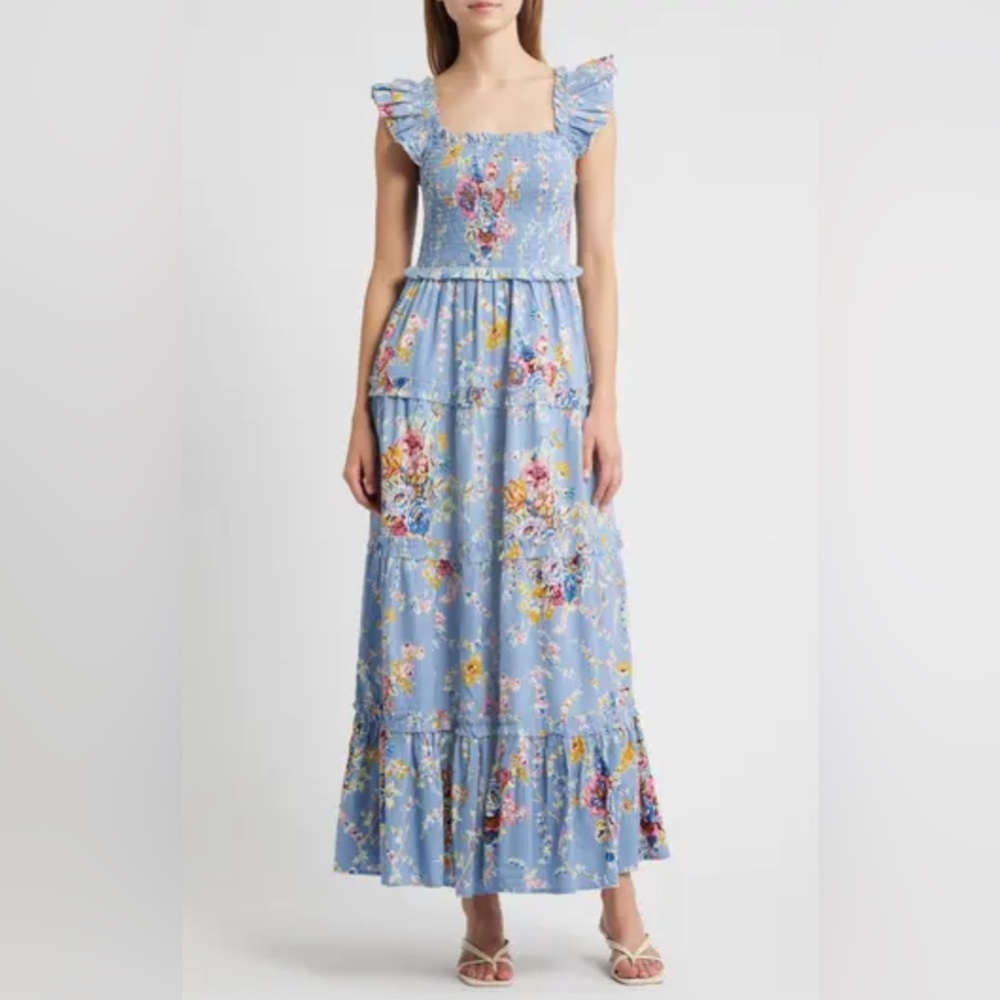 Love The Label Floral Maxi Floral Dress Size Small